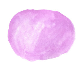 Purple watercolor cloud for logo or text
