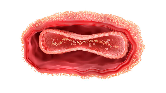 Monkeypox virus, illustration
