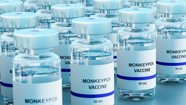 Monkeypox vaccine, illustration
