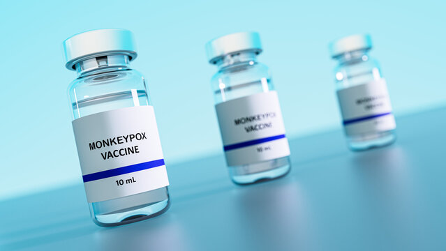 Monkeypox vaccine, illustration