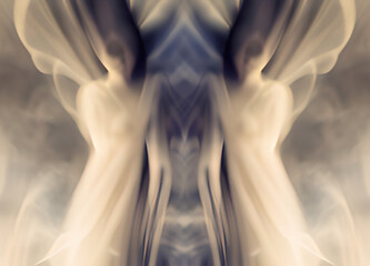 Angel therapy, conceptual illustration