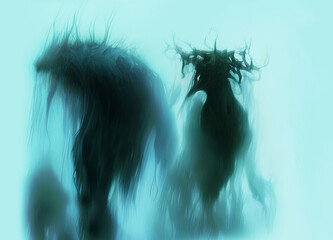 Nightmare, conceptual illustration