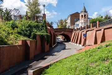 Stone bridge designed by the Voronezh architect Ivan Blitsyn, built in 1826. Under Stone Bridge...