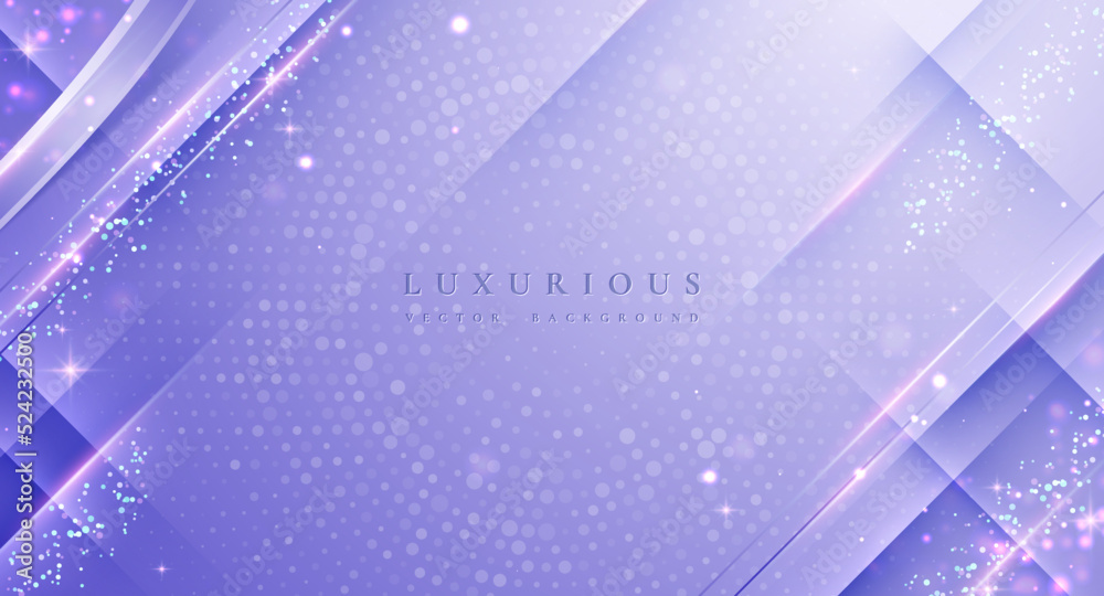 Canvas Prints elegant purple shade background with line golden elements. luxury background with 3d style.