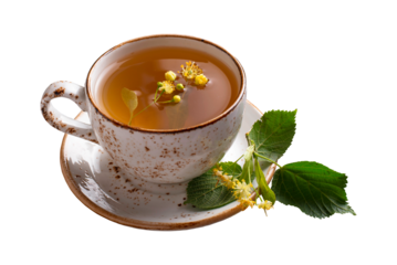 cup of tea with mint