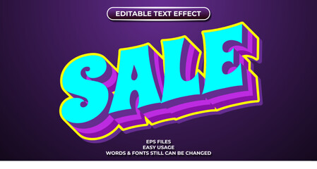 editable text effect sale