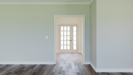 3d render of an empty interior. 