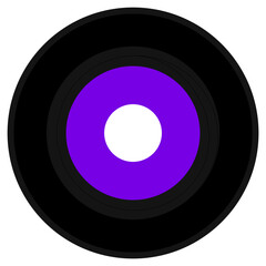purple vinyl record transparent PNG