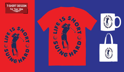 LIFE SHORT TEXT SPORTS T_SHIRT