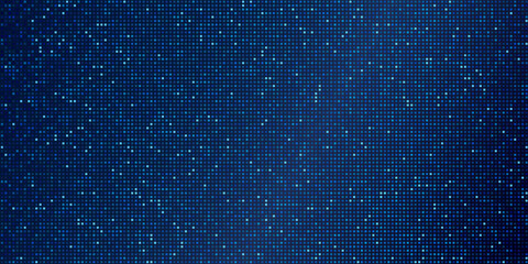 abstract blue technology pixel background, vector illustration