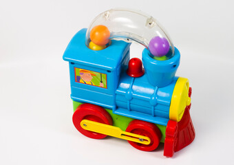Plastic toy train