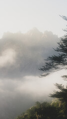 Fototapeta premium Beautiful sunrise with the clouds below