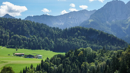 Blick von R&ouml;ttensch&ouml;ss zum Zahmen Kaiser