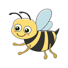 cute bee cartoon