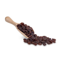 Dried raisins isolated on transparent background (.PNG)