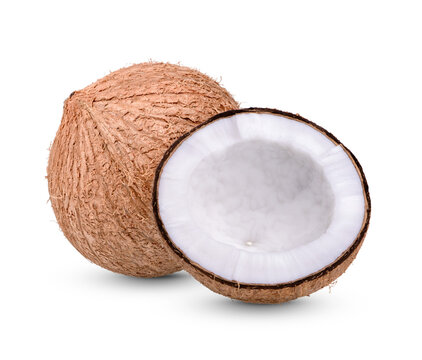 coconut Isolated on transparent background (.PNG) - Powered by Adobe