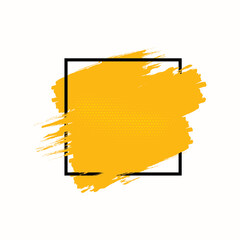 illustration of a yellow background with a splash