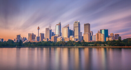 Fototapeta na wymiar Sydney Skyline Harbour Center point City Australia