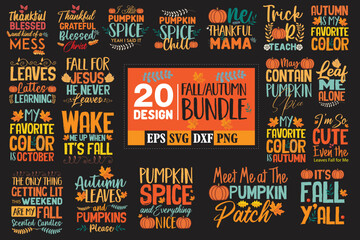 Fall vector illustration set, autumn quotes bundle,
FALL 20 Vector Design Bundle, Fall SVG, Fall t-shirt design bundle, Happy fall bundle