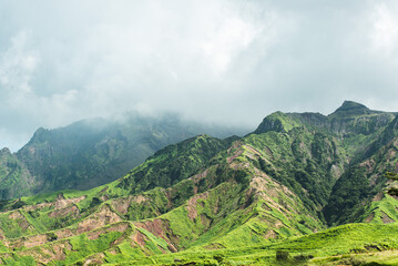 Fototapeta premium 阿蘇山脈