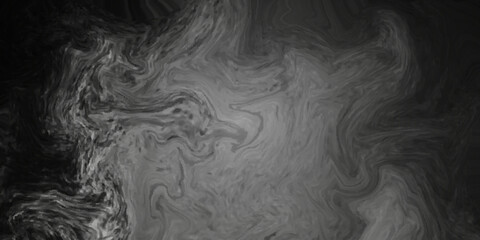 Fototapeta premium Black chalkboard marble oil ink liquid swirl texture for do ceramic counter dark black abstract light background, red Oil or Petrol liquid flow, liquid metal close-up, wide horizontal banner texture.