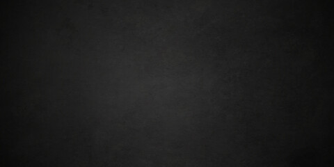 Dark Black stone concrete grunge texture background anthracite panorama. Panorama dark grey black slate background or texture.	
