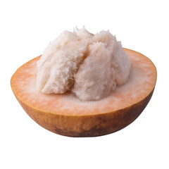 santol fruit and santol ( meliaceae ) isolated on alpha background
