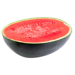 Watermelon sweet and juicy isolated on alpha background