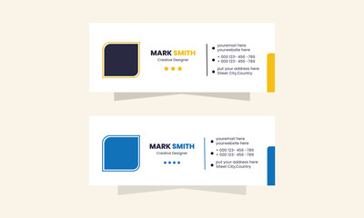 email signature template
