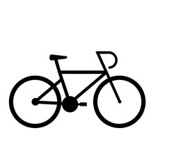 Bicycle icon vector logo template