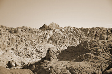 Desert of Sinai Peninsula, Egypt. Near Sharm El Sheikh