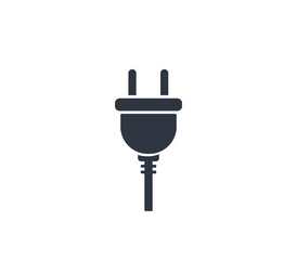Plug facing up icon. Concept of connection and technology.
