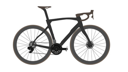 Seamless Road Bike or Racing sport road racer bike.Detail of Bike Black and Grey concept frame. For design your sport workshop, sport activity and Bicycle activities  