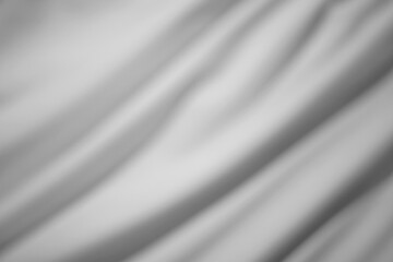 white and gray white fabric abstract fabric background with white waves