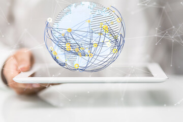 the 3d Global Network Of People.