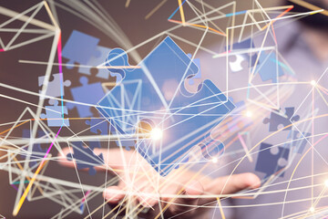 Concept for business strength and success..