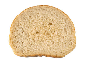 sliced bread isolated on white