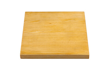 Wooden cutting board isolated