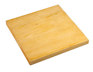Wooden cutting board isolated