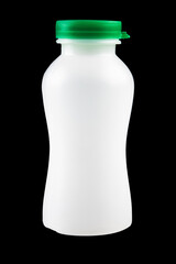 dairy container isolated on white