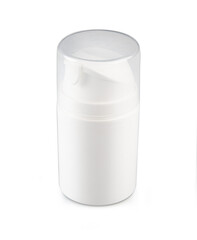 cosmetics container isolated on white