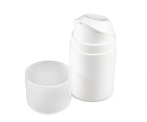 cosmetics container isolated on white