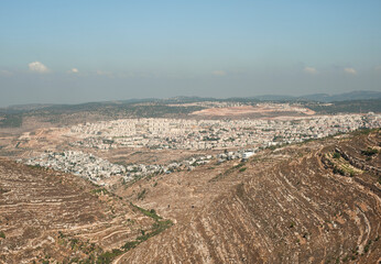 Panoramic view of the Bat Ayin, Gush Etzion.Israel.