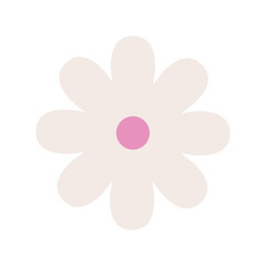 white flower icon