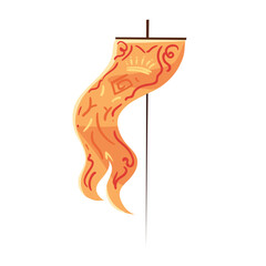 royalty banner in stand