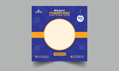 Furniture Social Media Post Template