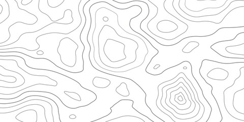 Black line of topography. Mountain hiking.Topographic map concept with space for your copy. 3D Cartography concept background. Map mockup infographics. World map Template. Stock vector illustration