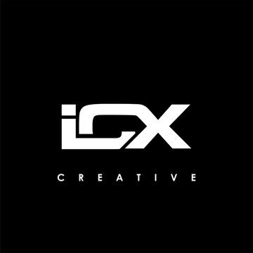 ICX Letter Initial Logo Design Template Vector Illustration