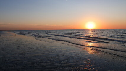 Sunset at the Beach, De Panne