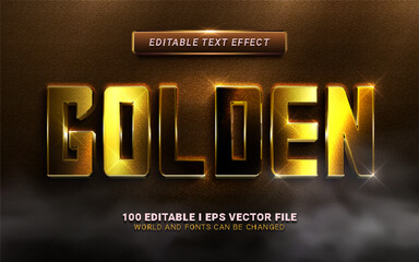 golden text effect